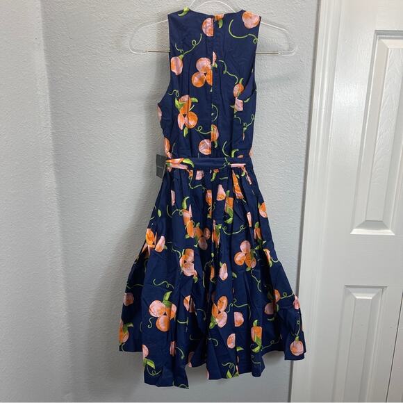ModCloth Sweet Peaches Swing Dress Faux Wrap - Picture 13 of 15